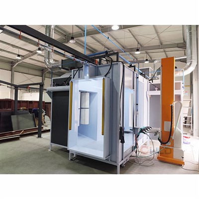 صنعتی مصنوعات کی پیداوار کے لیے خودکار پاؤڈر کوٹنگ لائن