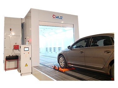 خودکار زنجیروں کے ساتھ WLD-CH سپرے بوتھ